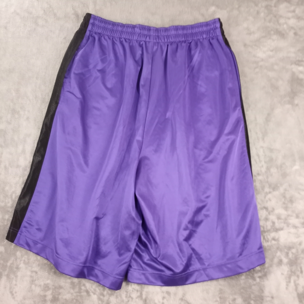 Jordan Men's Purple Basketball Shorts with Contrast Stripe Size L - Picture 3 of 13